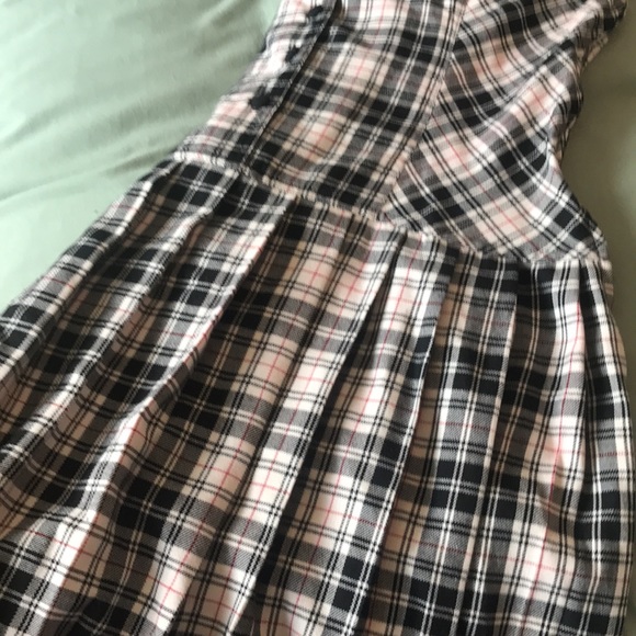 Vintage California Girl Black, Red, White Pleated Plaid Romper Size 13/14 (MED)? - Picture 13 of 13